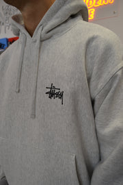 HOODIE STUSSY BASIC GREY - Independent_wear
