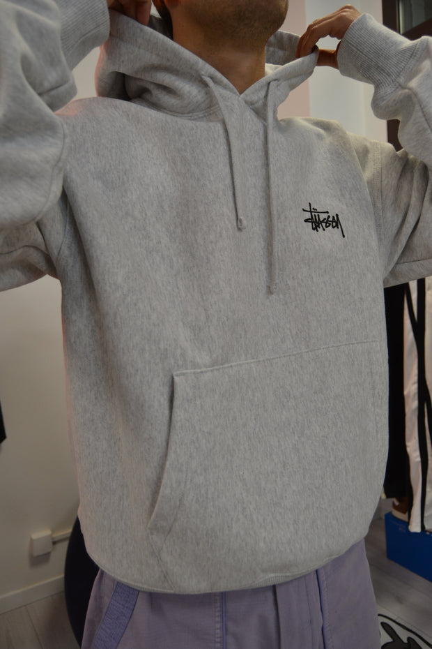 HOODIE STUSSY BASIC GREY - Independent_wear