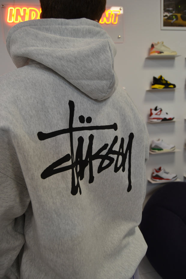 HOODIE STUSSY BASIC GREY - Independent_wear