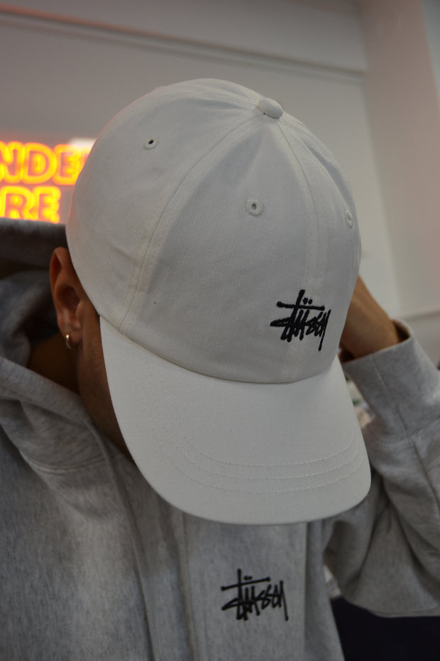 CAP STUSSY WHITE - Independent_wear