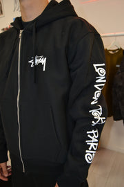 HOODIE STUSSY BIG CITIES ZIP BLACK - Independent_wear