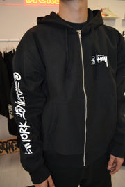 HOODIE STUSSY BIG CITIES ZIP BLACK - Independent_wear