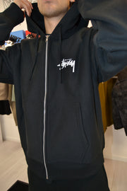 HOODIE STUSSY BIG CITIES ZIP BLACK - Independent_wear