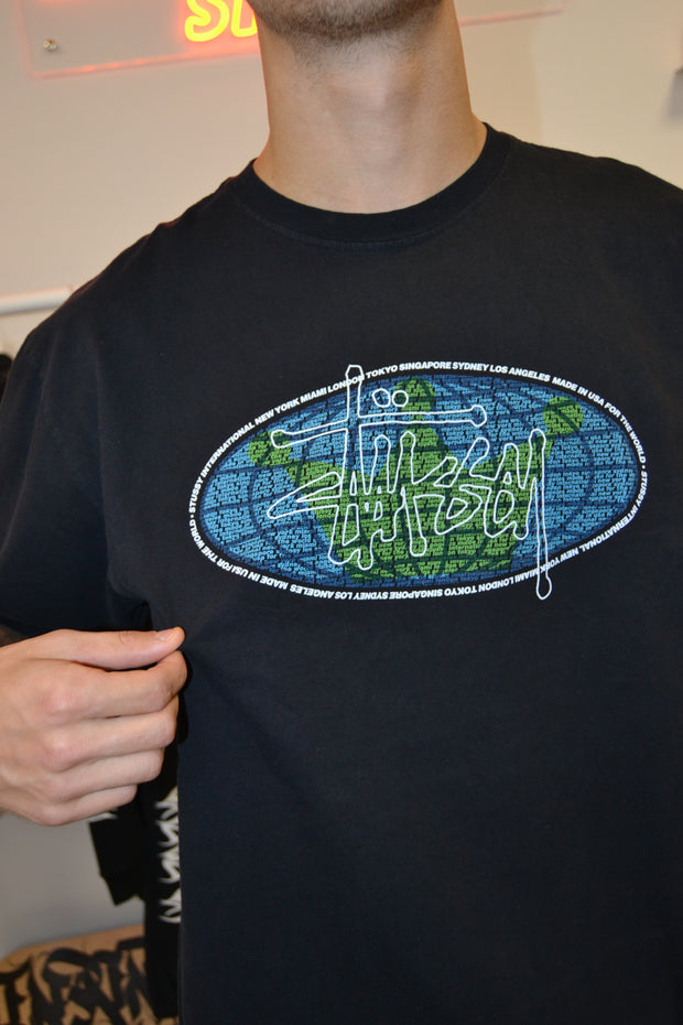 T-SHIRT STUSSY KING OF THE WORLD - Independent_wear
